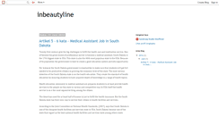 Desktop Screenshot of inbeautyline.blogspot.com