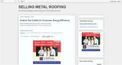 Desktop Screenshot of metal-roofing.blogspot.com