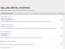 Tablet Screenshot of metal-roofing.blogspot.com