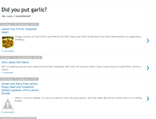 Tablet Screenshot of didyouputgarlic.blogspot.com