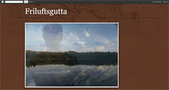 Desktop Screenshot of friluftsgutta.blogspot.com