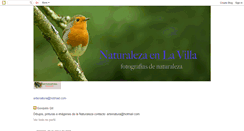 Desktop Screenshot of naturalezaenlavilla.blogspot.com