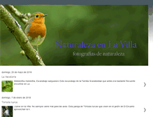 Tablet Screenshot of naturalezaenlavilla.blogspot.com