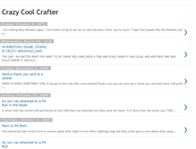 Tablet Screenshot of crazycoolcrafter.blogspot.com