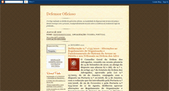 Desktop Screenshot of defensoroficioso.blogspot.com