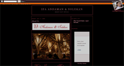 Desktop Screenshot of ifa-andamansolekan.blogspot.com