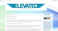 Desktop Screenshot of elevated-fitness.blogspot.com
