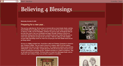 Desktop Screenshot of believing4blessings.blogspot.com