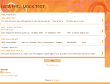 Tablet Screenshot of natafreemocktest.blogspot.com