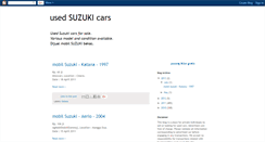Desktop Screenshot of mobilsuzukibekas.blogspot.com