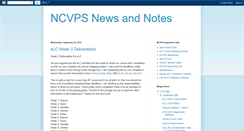 Desktop Screenshot of ncvpsnewsandnotes.blogspot.com