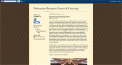 Desktop Screenshot of debonairebanquet.blogspot.com