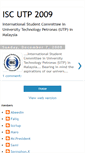 Mobile Screenshot of iscutp2009.blogspot.com
