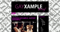 Desktop Screenshot of gayxampleseries.blogspot.com