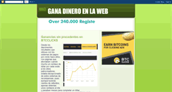 Desktop Screenshot of gana-dinero-en-la-internet.blogspot.com