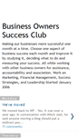 Mobile Screenshot of businessownerssuccessclub.blogspot.com