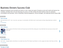 Tablet Screenshot of businessownerssuccessclub.blogspot.com