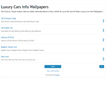 Tablet Screenshot of luxurycarsden.blogspot.com