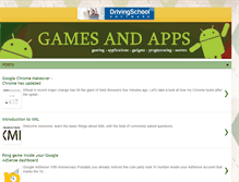Tablet Screenshot of gamesandapps.blogspot.com