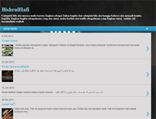 Tablet Screenshot of bishrul-hafi.blogspot.com