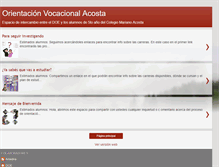 Tablet Screenshot of orientacionacosta.blogspot.com
