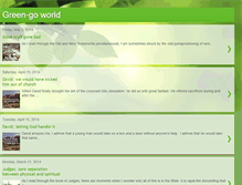 Tablet Screenshot of greengoworld.blogspot.com