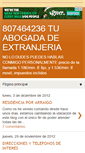 Mobile Screenshot of abogadaextranjeria.blogspot.com