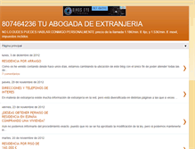 Tablet Screenshot of abogadaextranjeria.blogspot.com