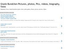 Tablet Screenshot of giselebundchen-blog.blogspot.com
