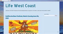 Desktop Screenshot of lifewestcoast.blogspot.com