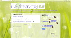 Desktop Screenshot of lavenderlimeinspires.blogspot.com