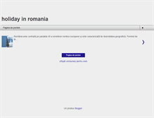 Tablet Screenshot of holidayinromania.blogspot.com