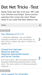 Mobile Screenshot of dotnetrickstest.blogspot.com