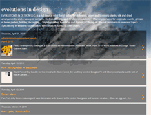 Tablet Screenshot of evolutionsindesign.blogspot.com