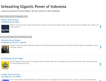Tablet Screenshot of indonesiaforce.blogspot.com