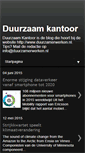 Mobile Screenshot of duurzaamkantoor.blogspot.com
