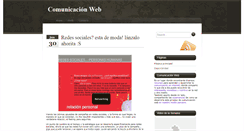 Desktop Screenshot of comunicacion-web.blogspot.com