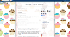 Desktop Screenshot of delectabledishes123.blogspot.com