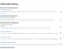 Tablet Screenshot of delectabledishes123.blogspot.com