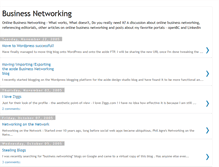 Tablet Screenshot of biznetworking.blogspot.com