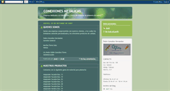 Desktop Screenshot of conexionesmetalicas.blogspot.com