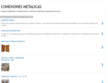 Tablet Screenshot of conexionesmetalicas.blogspot.com