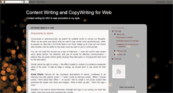 Desktop Screenshot of contentwriting4web.blogspot.com