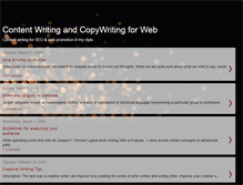 Tablet Screenshot of contentwriting4web.blogspot.com