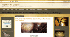 Desktop Screenshot of ciaraballintyne-fantasy.blogspot.com