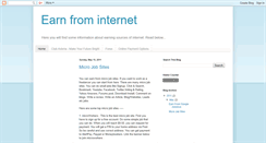 Desktop Screenshot of earningonlinerafi.blogspot.com