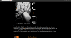 Desktop Screenshot of elitecoiffure.blogspot.com