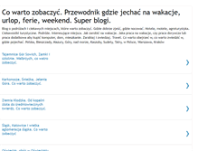 Tablet Screenshot of cowartozobaczyc.blogspot.com