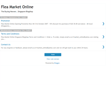 Tablet Screenshot of fleamarket-online.blogspot.com
