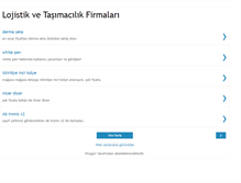 Tablet Screenshot of lojistikturkiye.blogspot.com